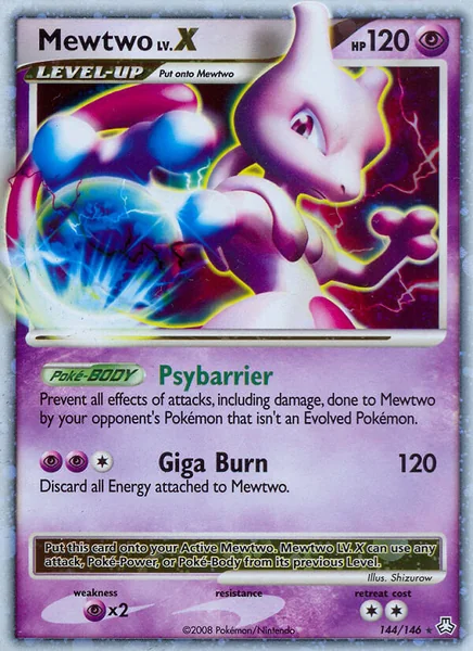 Mewtwo LV. X card image
