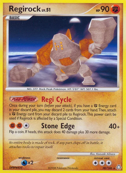 Regirock card image