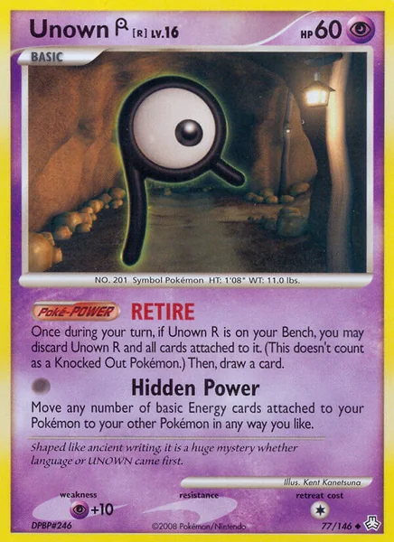 Unown R card image