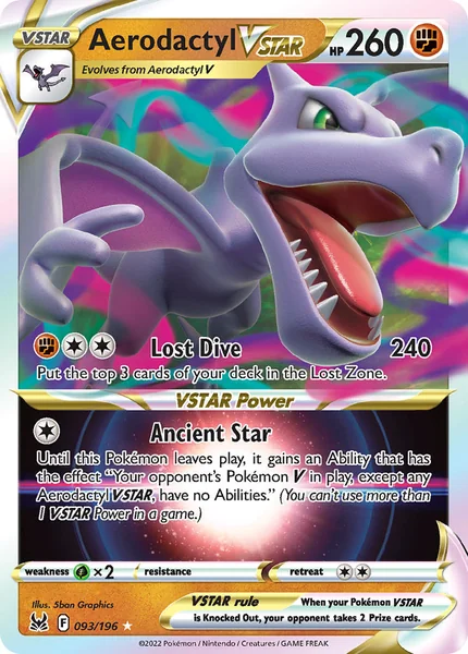 Aerodactyl VSTAR card image