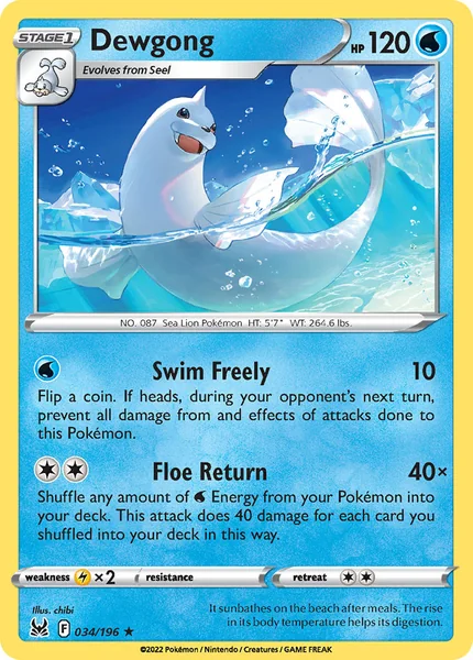 Dewgong card image