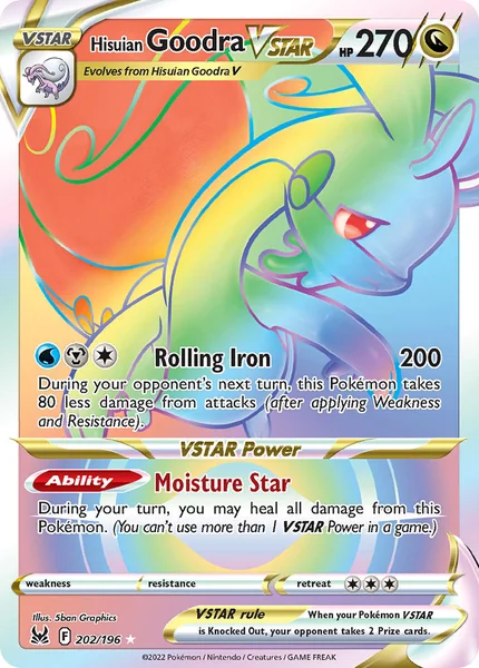 Hisuian Goodra VSTAR card image