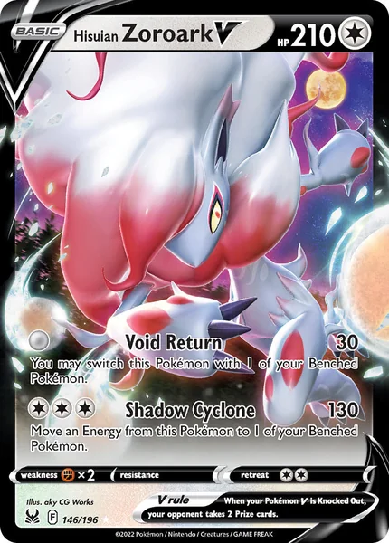 Hisuian Zoroark V card image