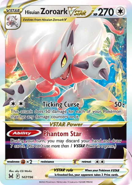 Hisuian Zoroark VSTAR card image