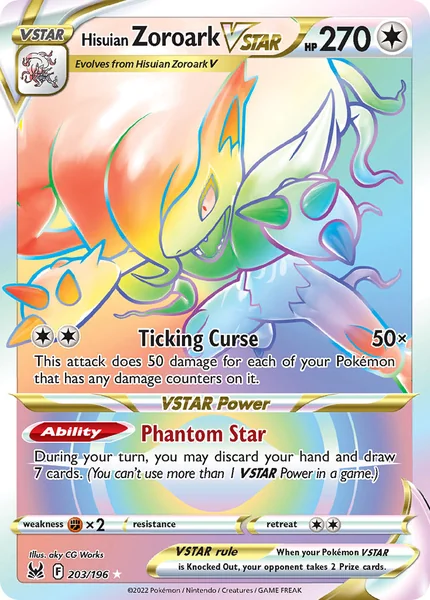 Hisuian Zoroark VSTAR card image