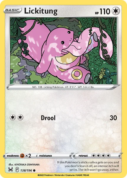 Lickitung card image