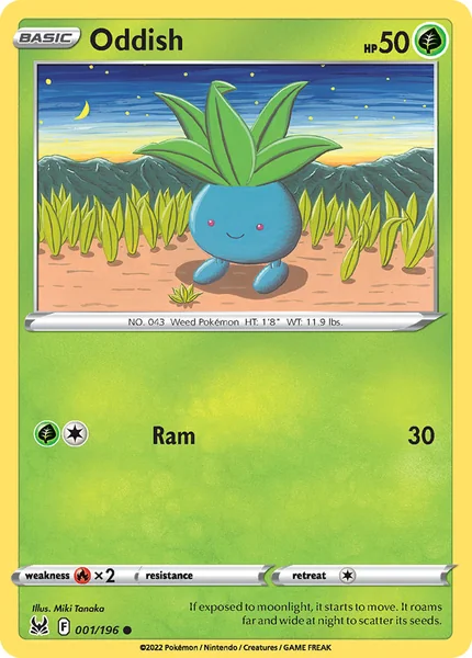 Oddish card image