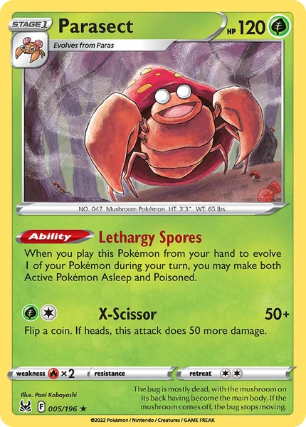 Parasect card image