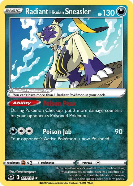 Radiant Hisuian Sneasler card image