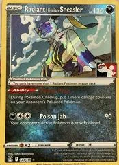 Radiant Hisuian Sneasler card image