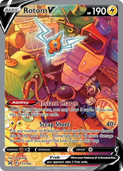Rotom V card image