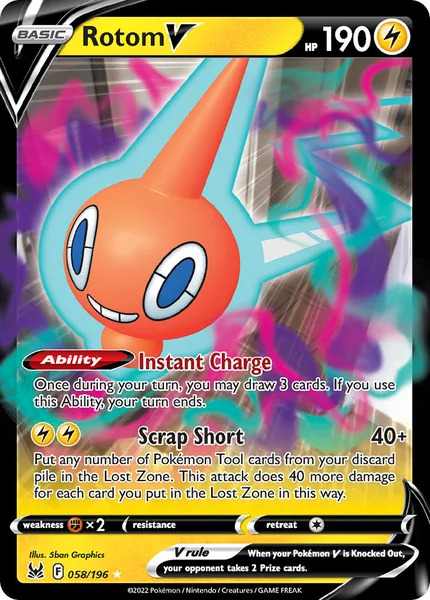 Rotom V card image