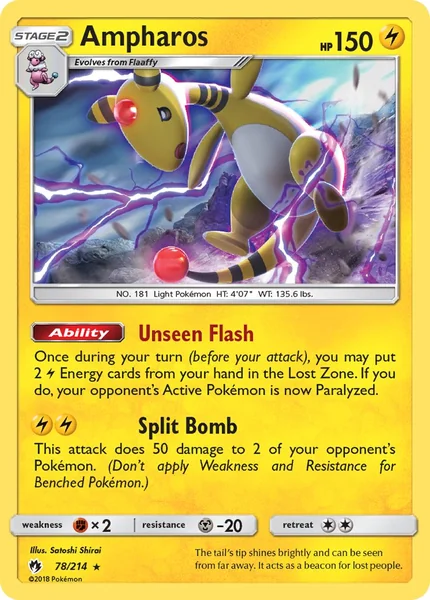 Ampharos card image