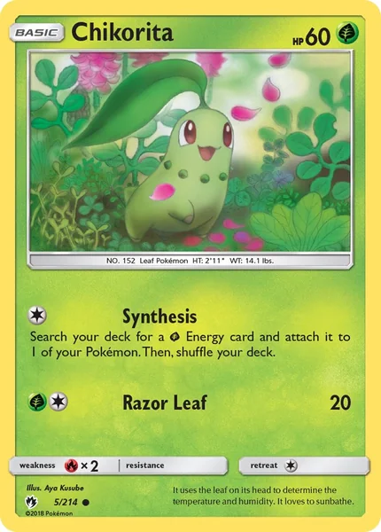 Chikorita card image