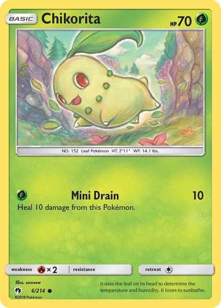 Chikorita card image