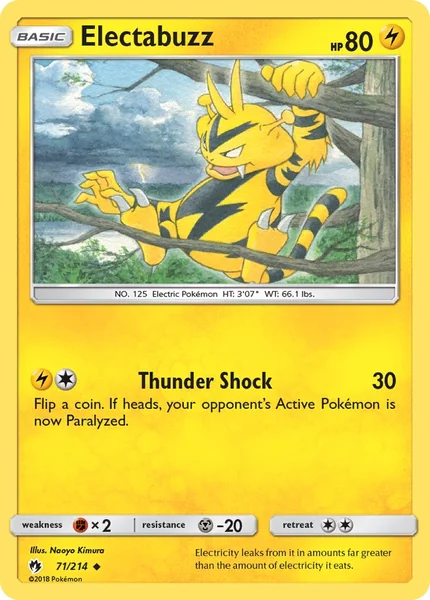 Electabuzz card image