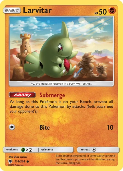 Larvitar card image