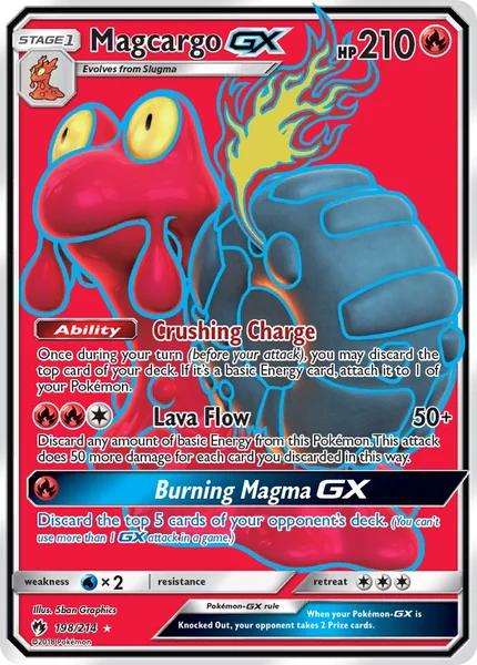 Magcargo GX card image