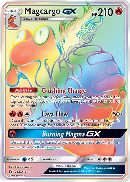 Magcargo GX card image