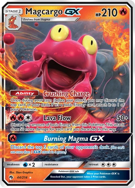 Magcargo GX card image