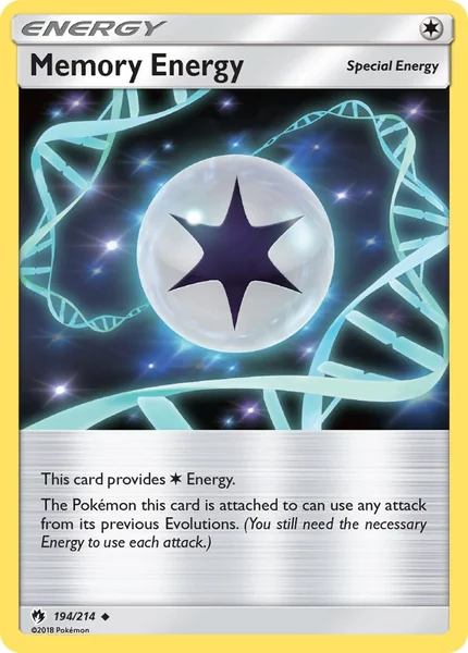 Memory Energy card image