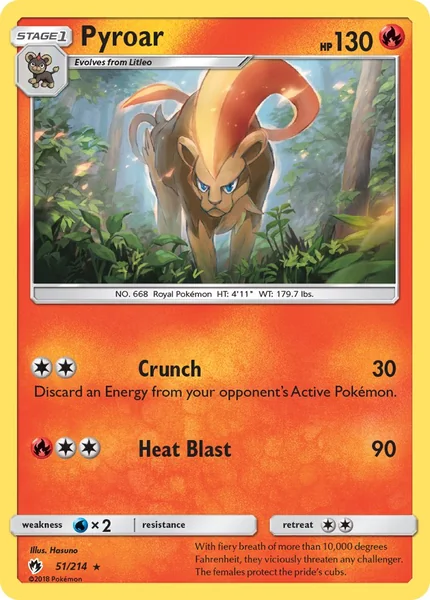 Pyroar card image