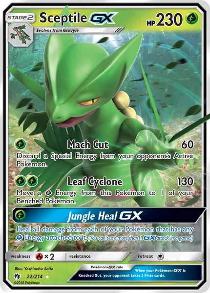 Sceptile GX card image