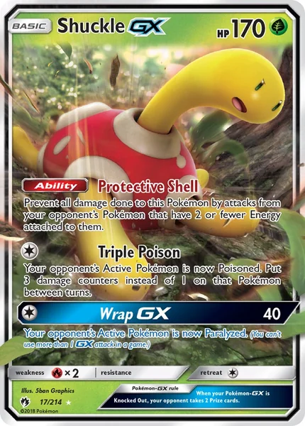 Shuckle GX card image