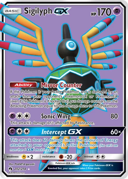 Sigilyph GX card image