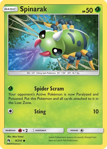 Spinarak card image