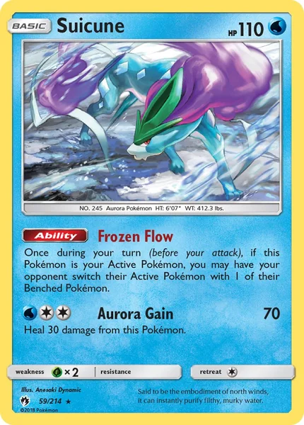 Suicune card image