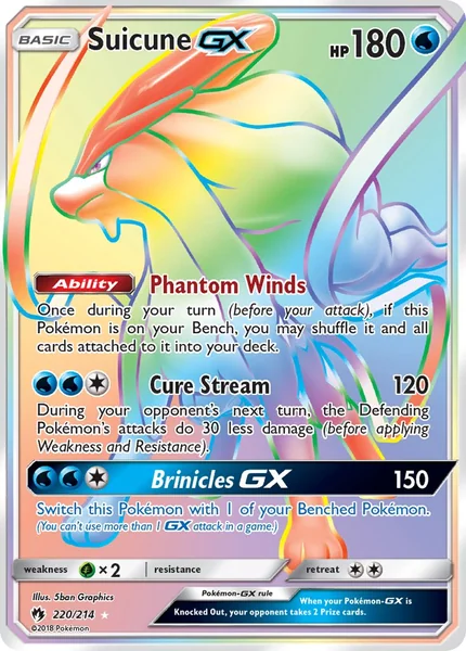 Suicune GX card image