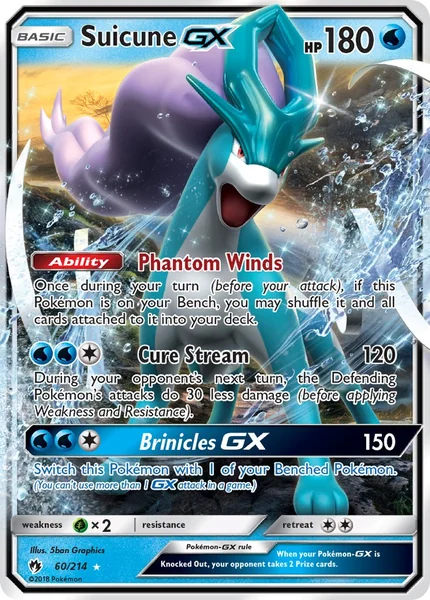 Suicune GX card image