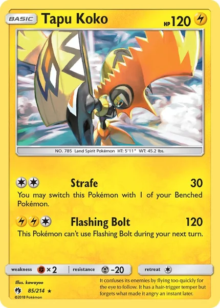 Tapu Koko card image