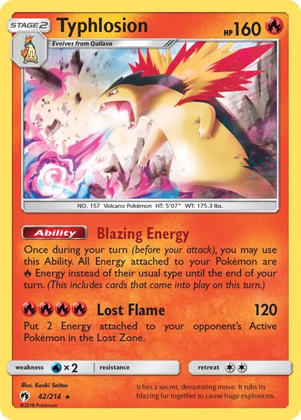 Typhlosion card image