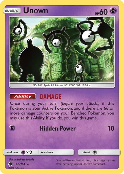 Unown card image