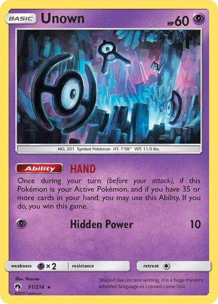 Unown card image