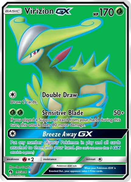 Virizion GX card image