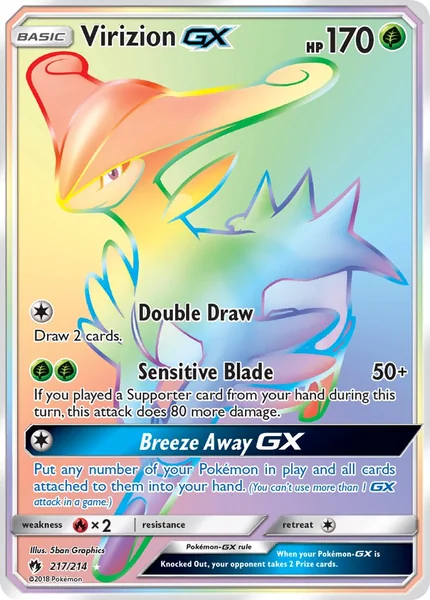 Virizion GX card image