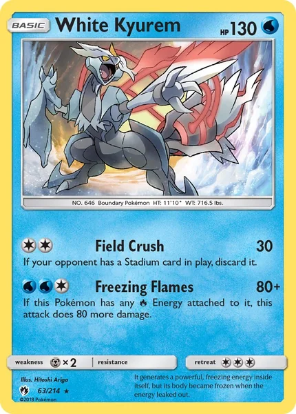 White Kyurem card image