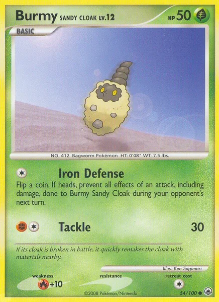 Burmy Sandy Cloak card image