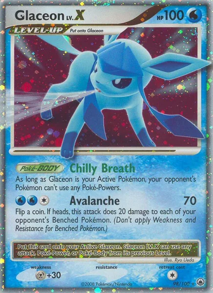 Glaceon LV.X card image