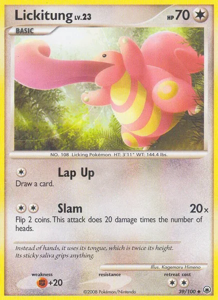 Lickitung card image