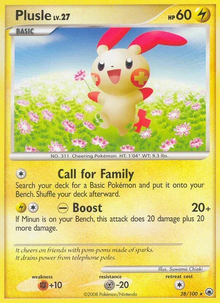Plusle card image