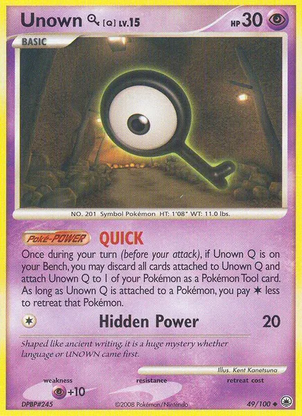 Unown Q card image