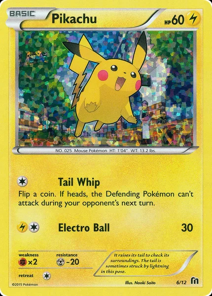 Pikachu card image