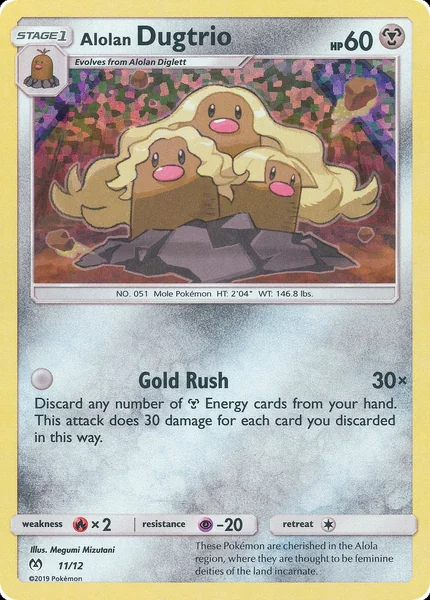 Alolan Dugtrio card image