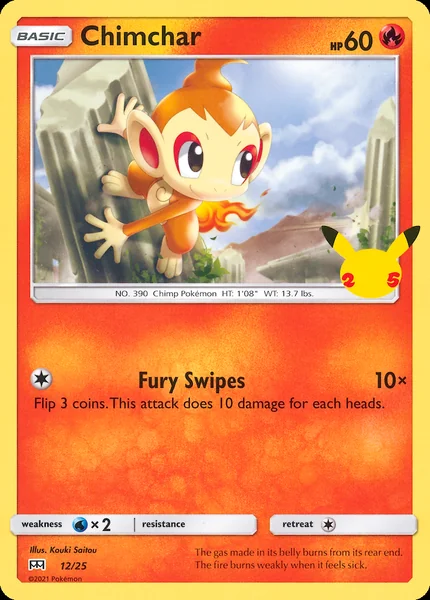 Chimchar card image