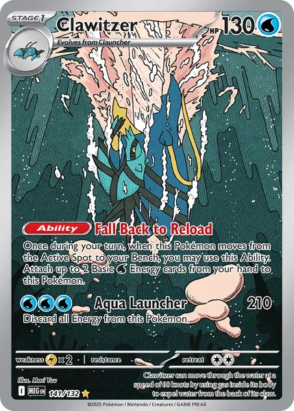 Clawitzer card image