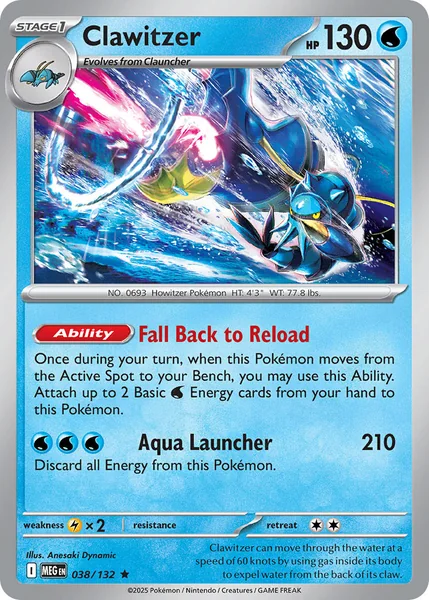 Clawitzer card image